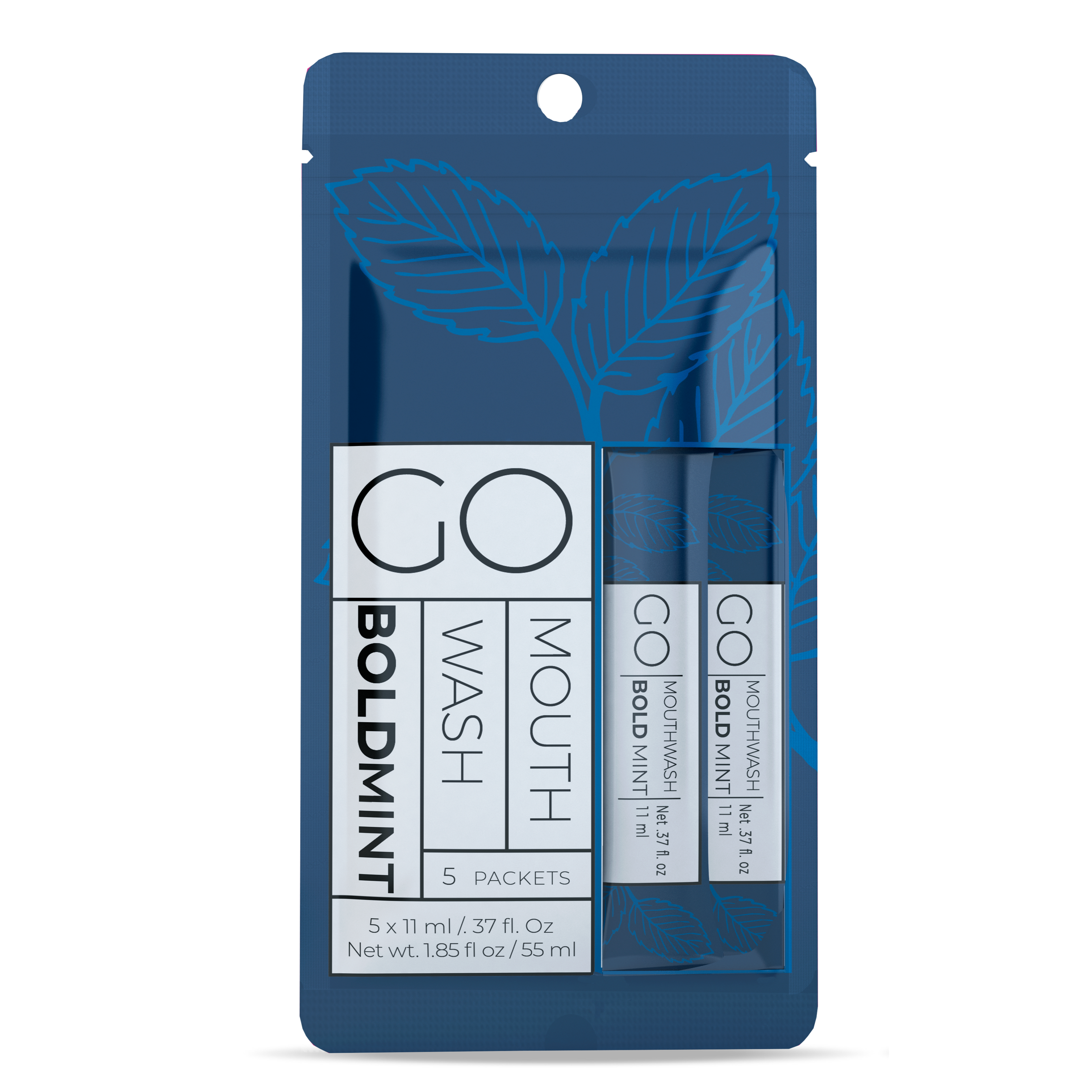 Go Mouthwash BOLD Mint 5 Count
