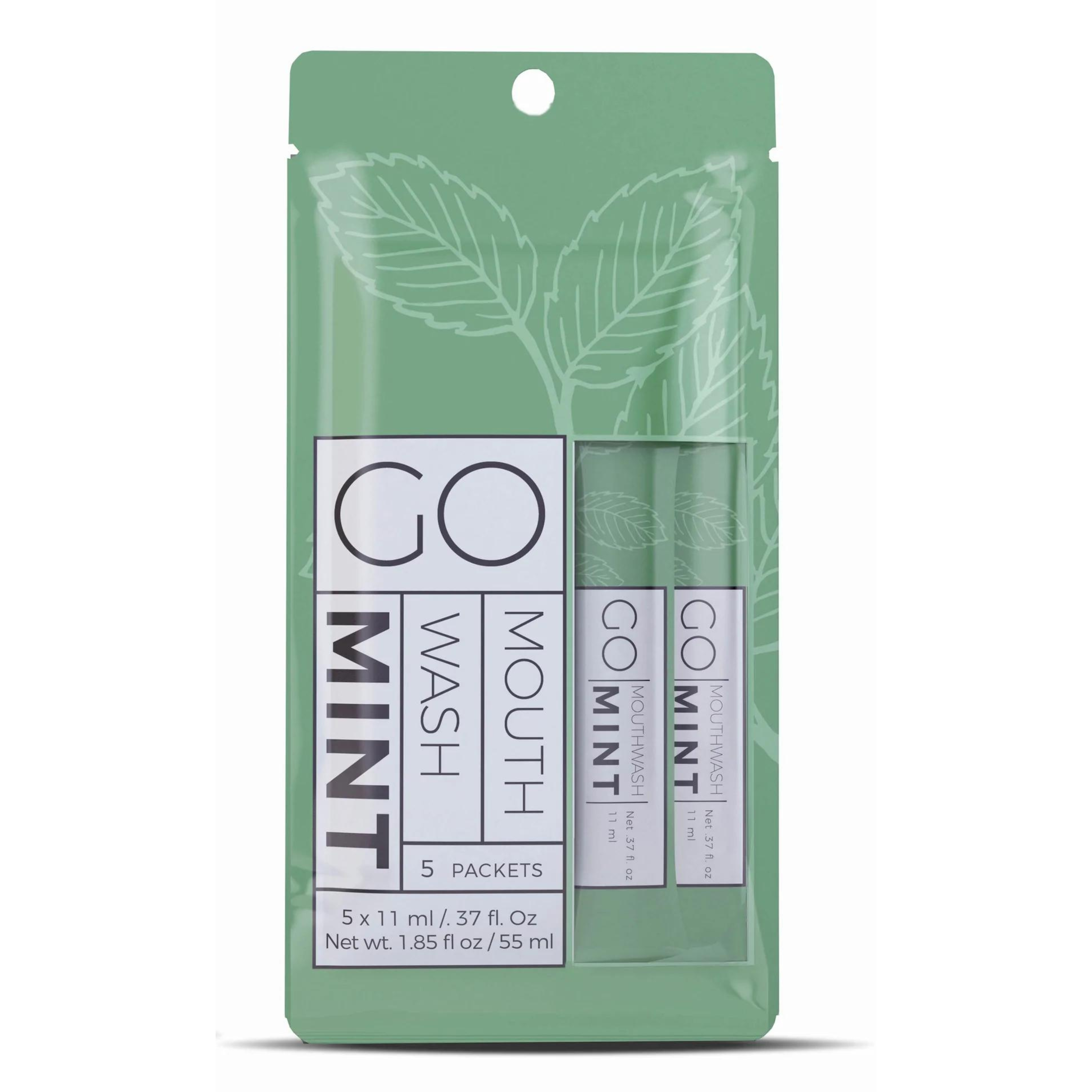 GO Mouthwash Smooth Mint 5 Count Bag
