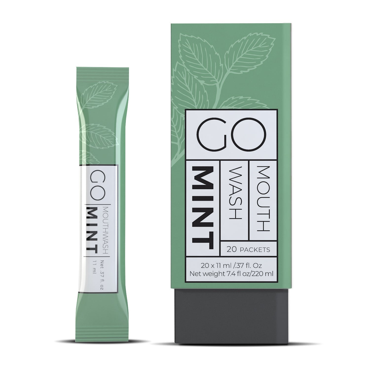 GO Mouthwash Smooth Mint Packets