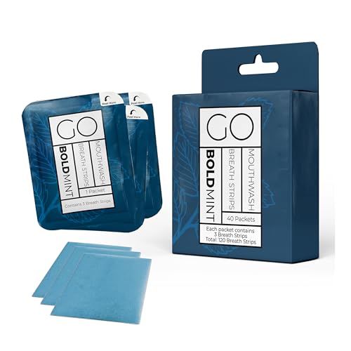 Go Mouthwash BOLD Mint Breath Strips