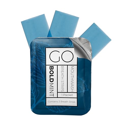 Go Mouthwash BOLD Mint Breath Strips